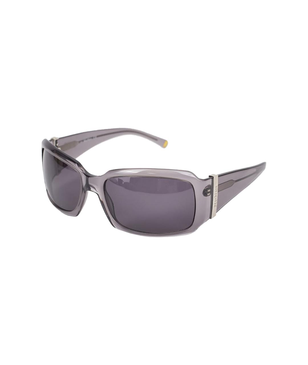 MAX MARA Серые пластиковые солнцезащитные очки, фото 1