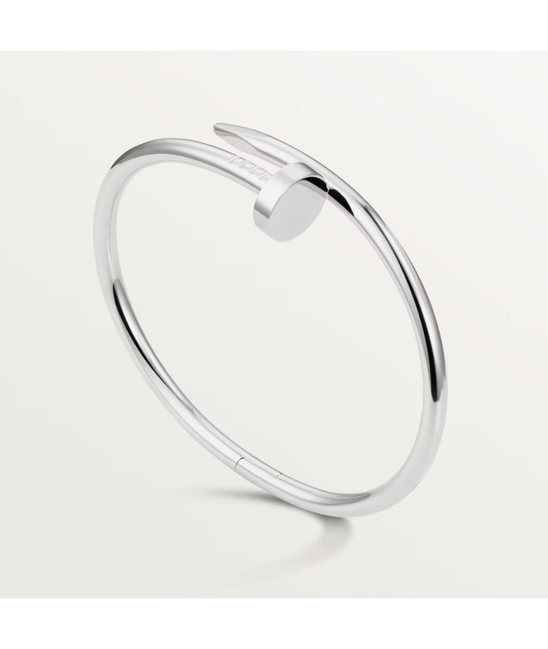 CARTIER Белый браслет из белого золота, фото 2