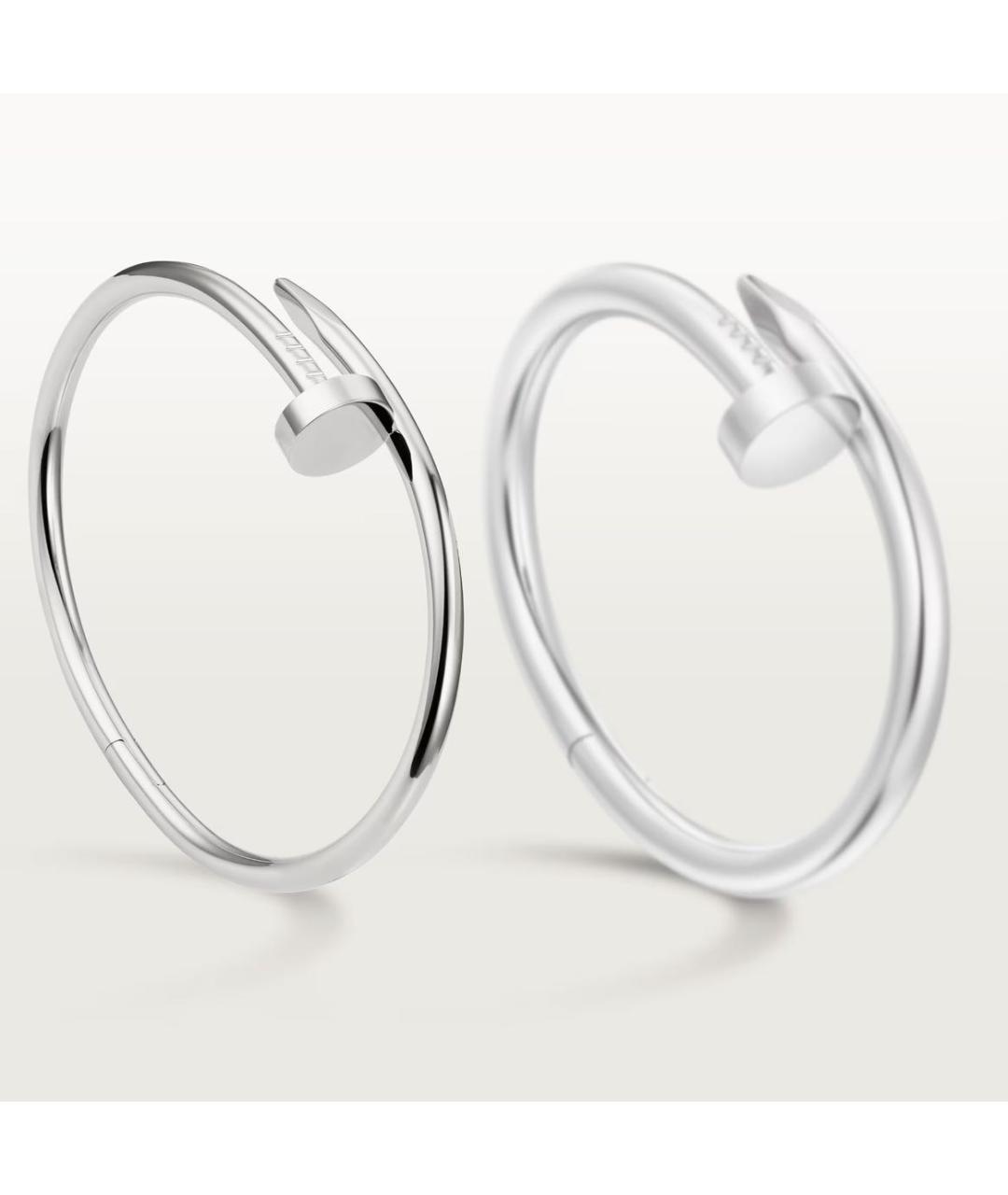 CARTIER Белый браслет из белого золота, фото 7