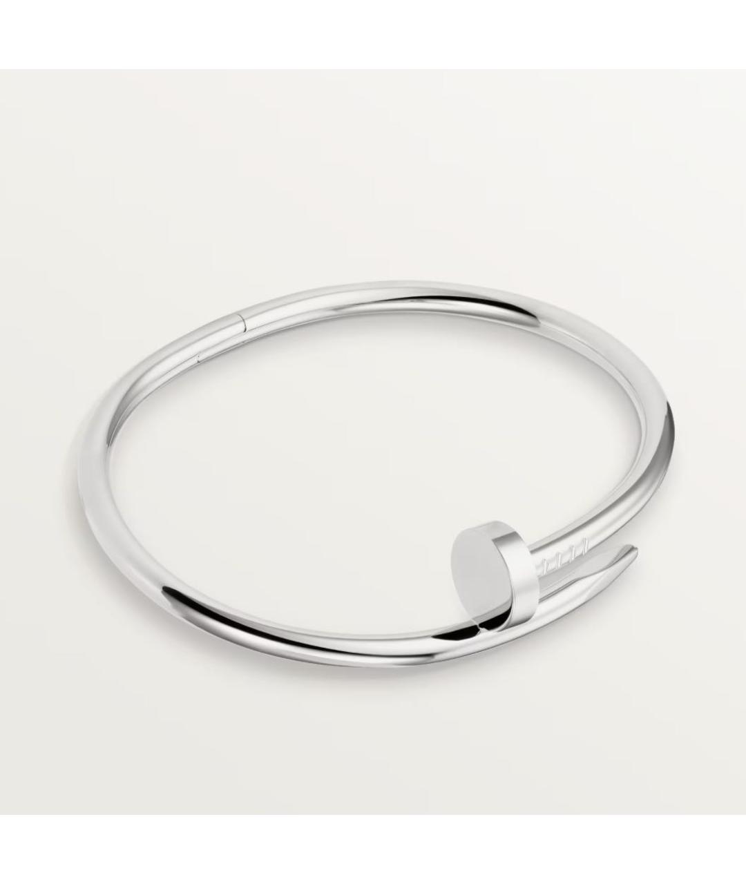CARTIER Белый браслет из белого золота, фото 9