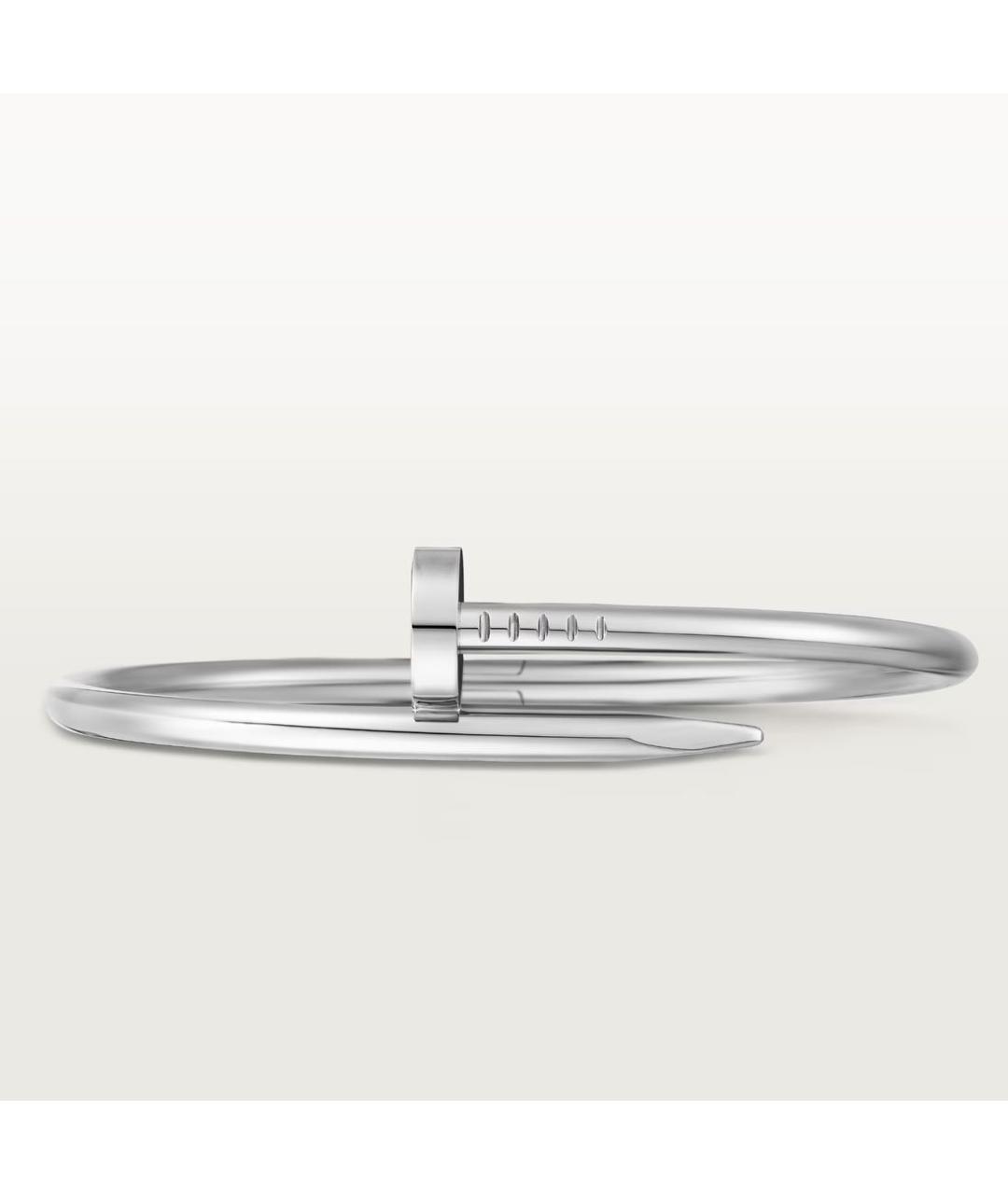 CARTIER Белый браслет из белого золота, фото 6