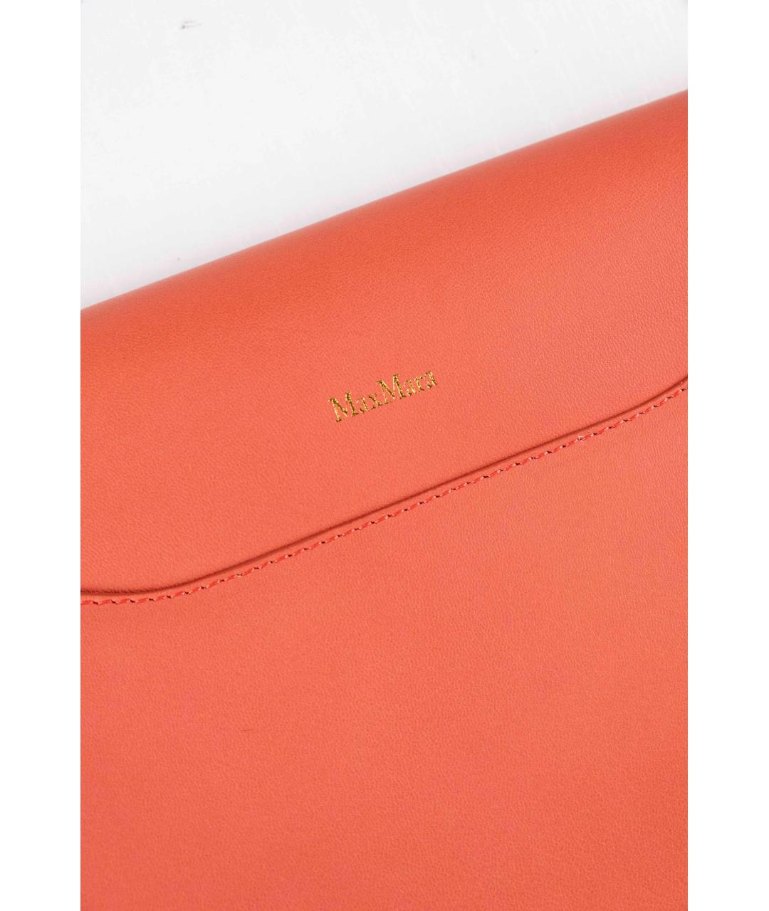 MAX MARA Розовая кожаная сумка через плечо, фото 5
