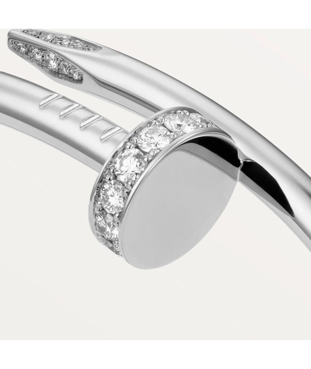 CARTIER Белый браслет из белого золота, фото 4