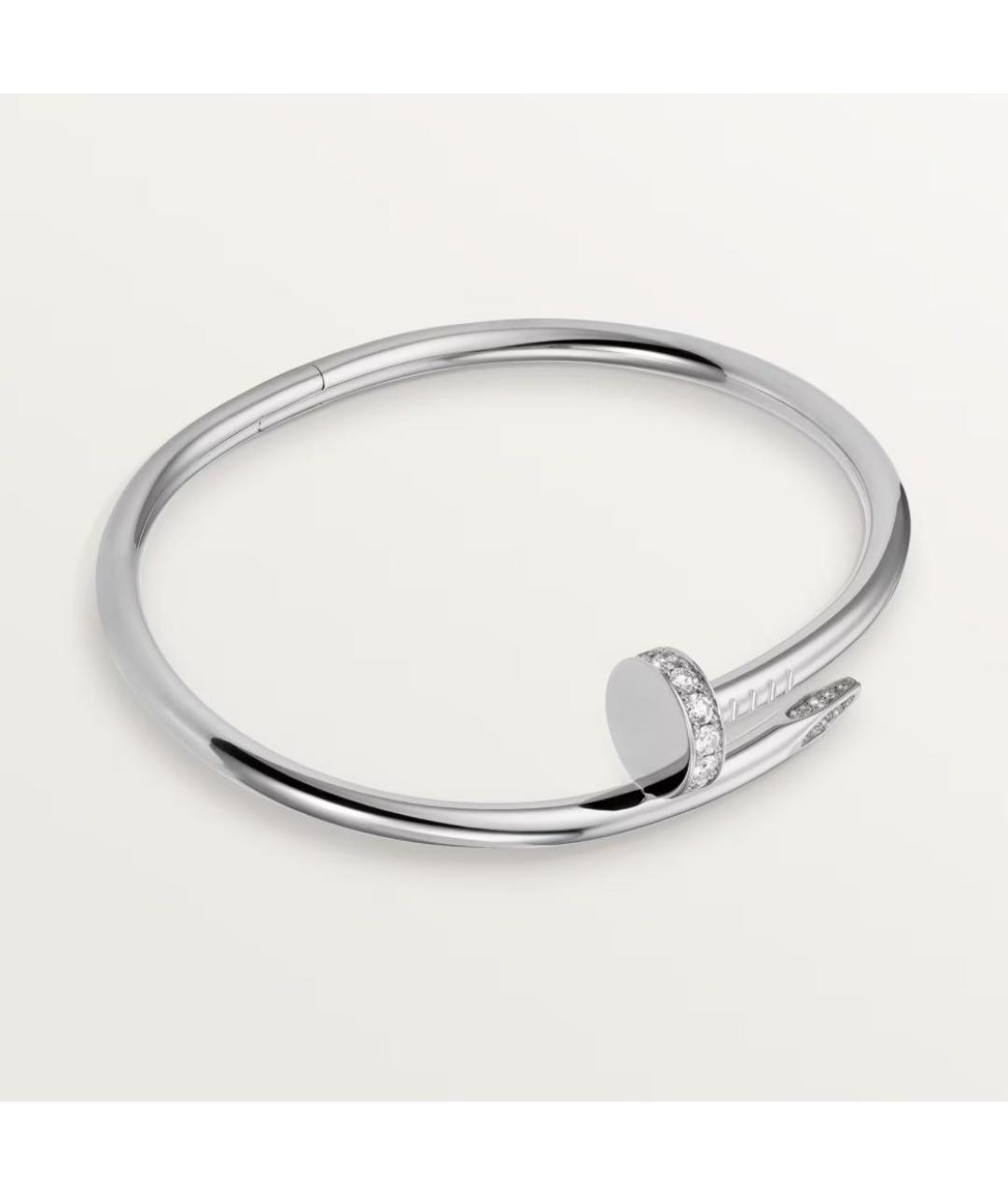 CARTIER Белый браслет из белого золота, фото 9