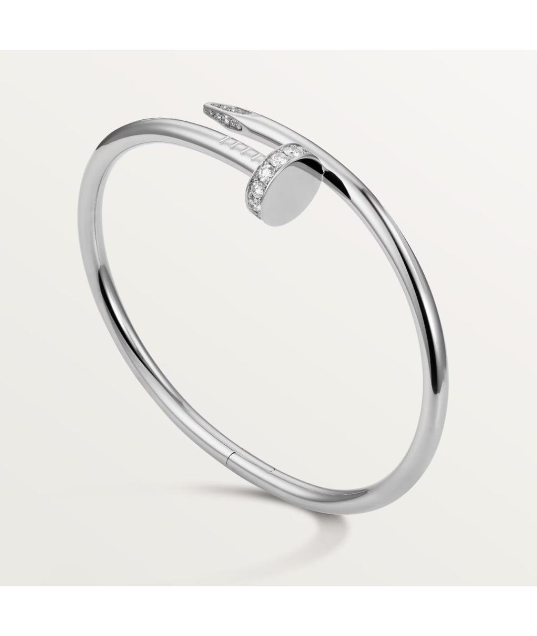 CARTIER Белый браслет из белого золота, фото 2