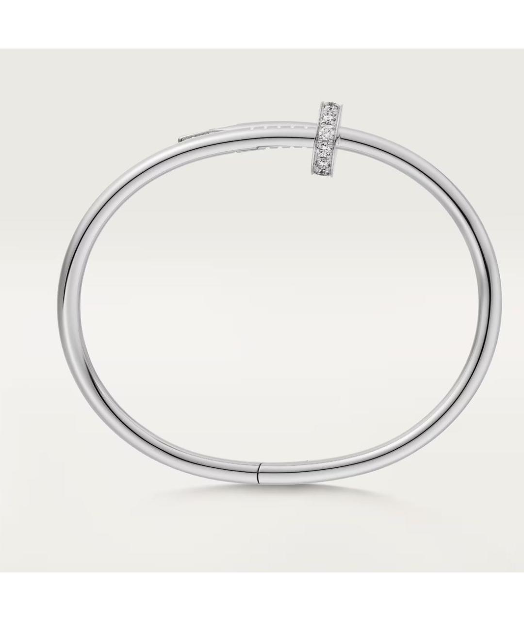 CARTIER Белый браслет из белого золота, фото 5