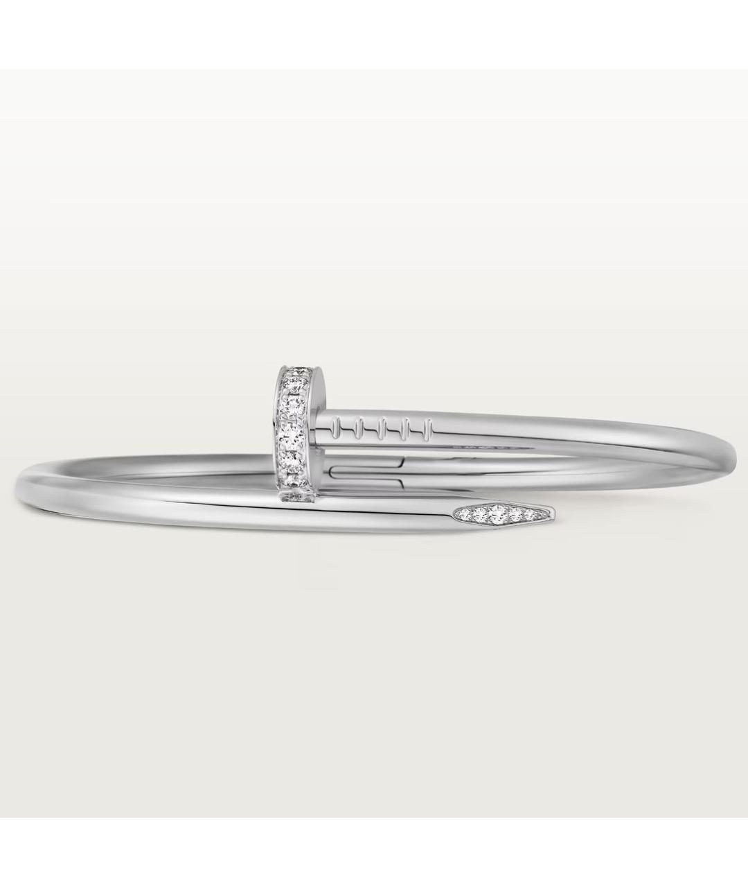 CARTIER Белый браслет из белого золота, фото 6