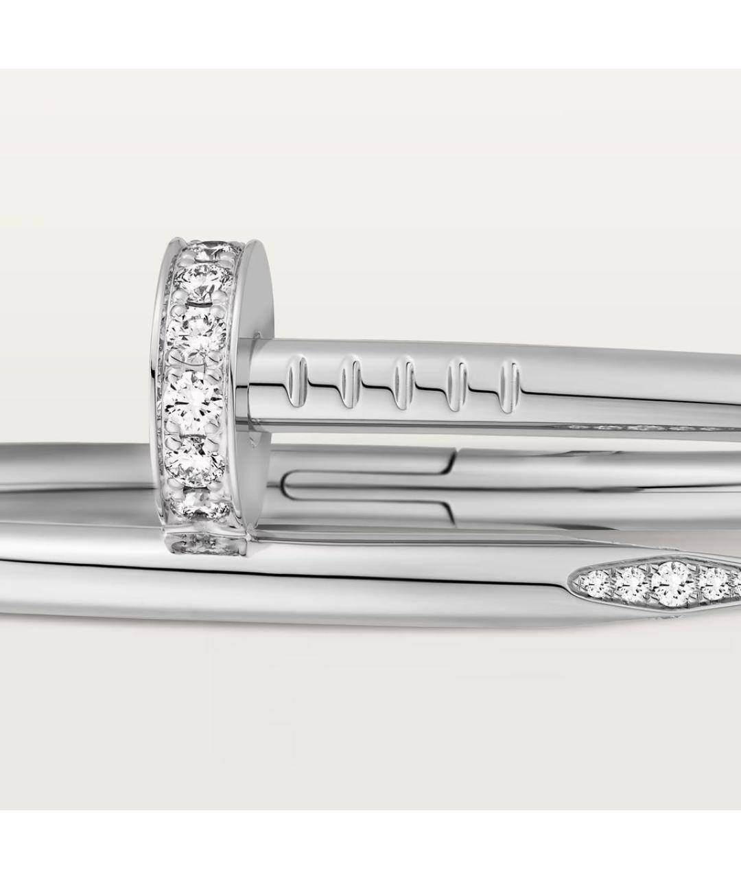 CARTIER Белый браслет из белого золота, фото 8