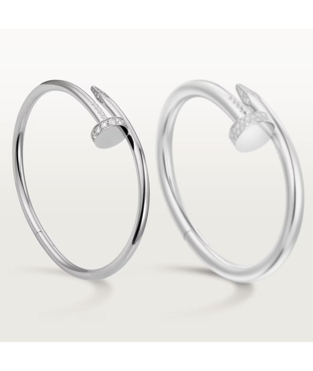 CARTIER Белый браслет из белого золота, фото 7