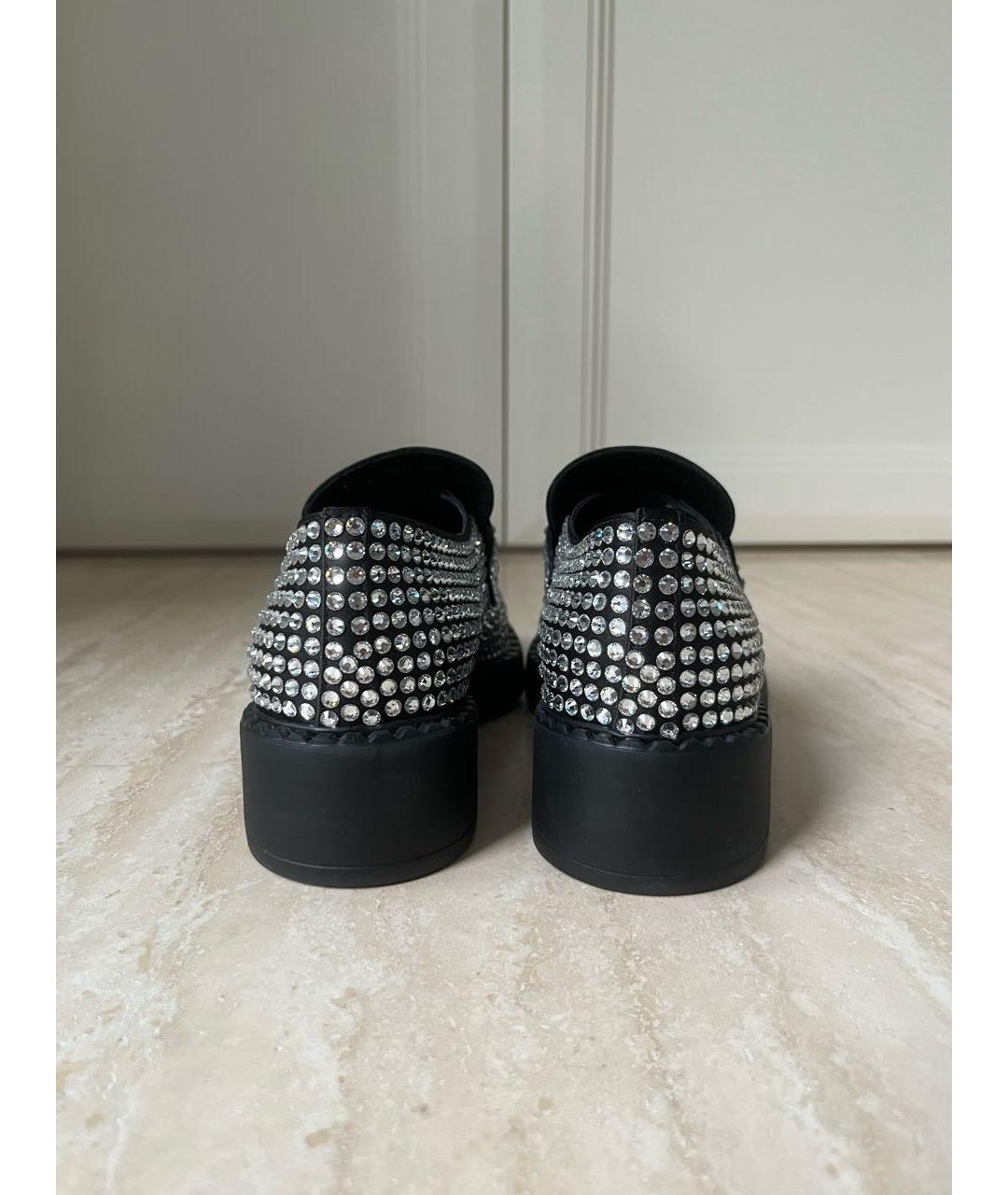 PRADA Черные кожаные лоферы, фото 4