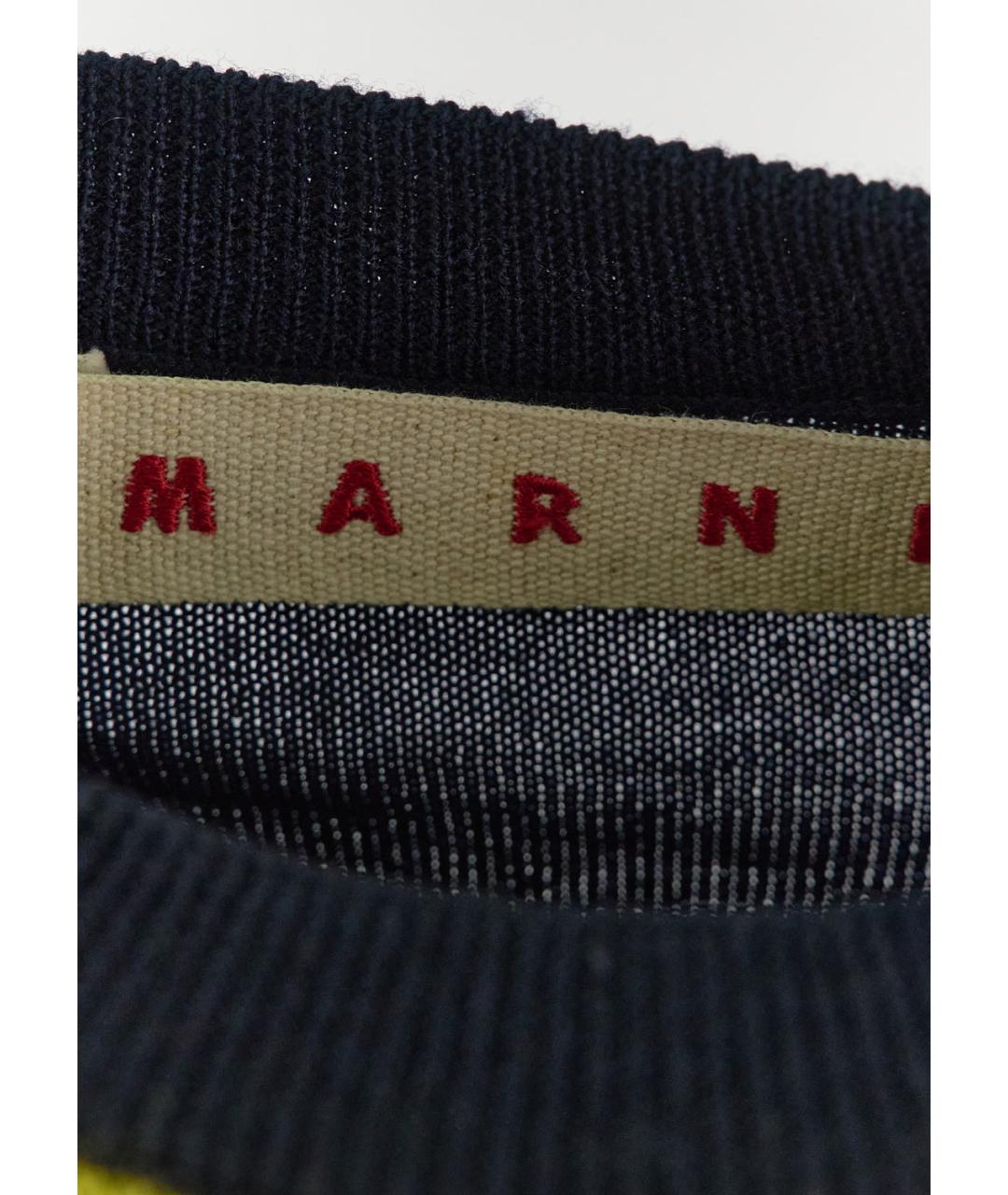 MARNI Мульти шерстяной джемпер / свитер, фото 3