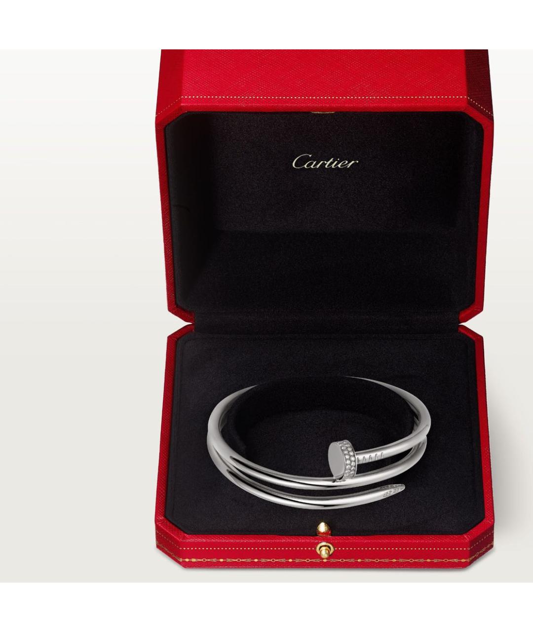 CARTIER Белый браслет из белого золота, фото 5