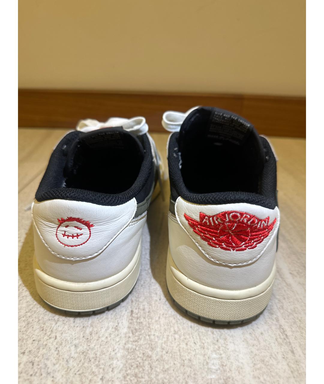 CACTUS JACK BY TRAVIS SCOTT Белые кожаные низкие кроссовки / кеды, фото 4