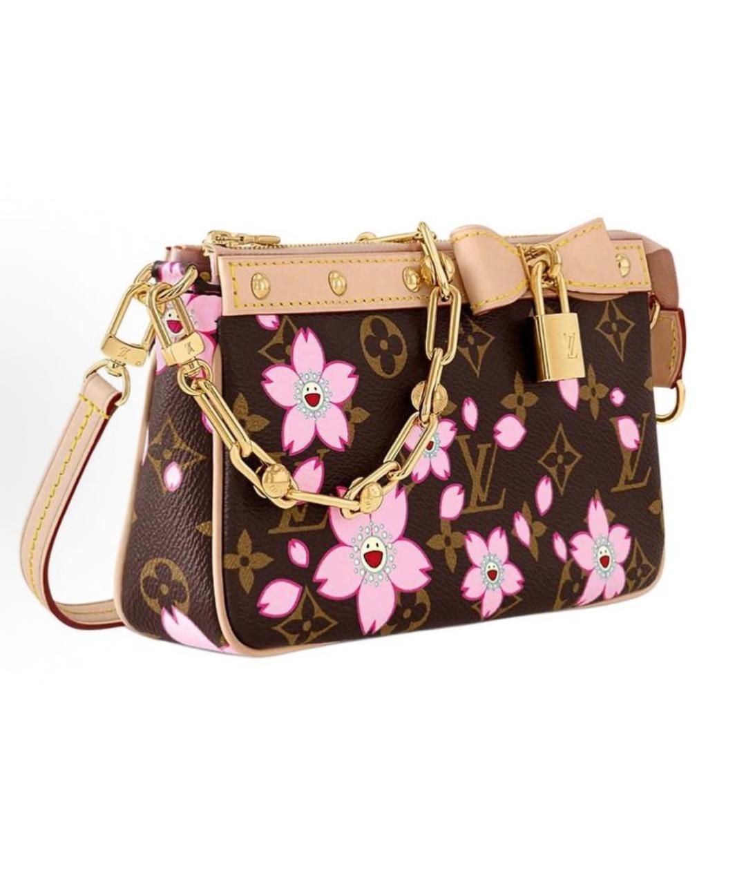 LOUIS VUITTON Коричневая сумка через плечо, фото 2