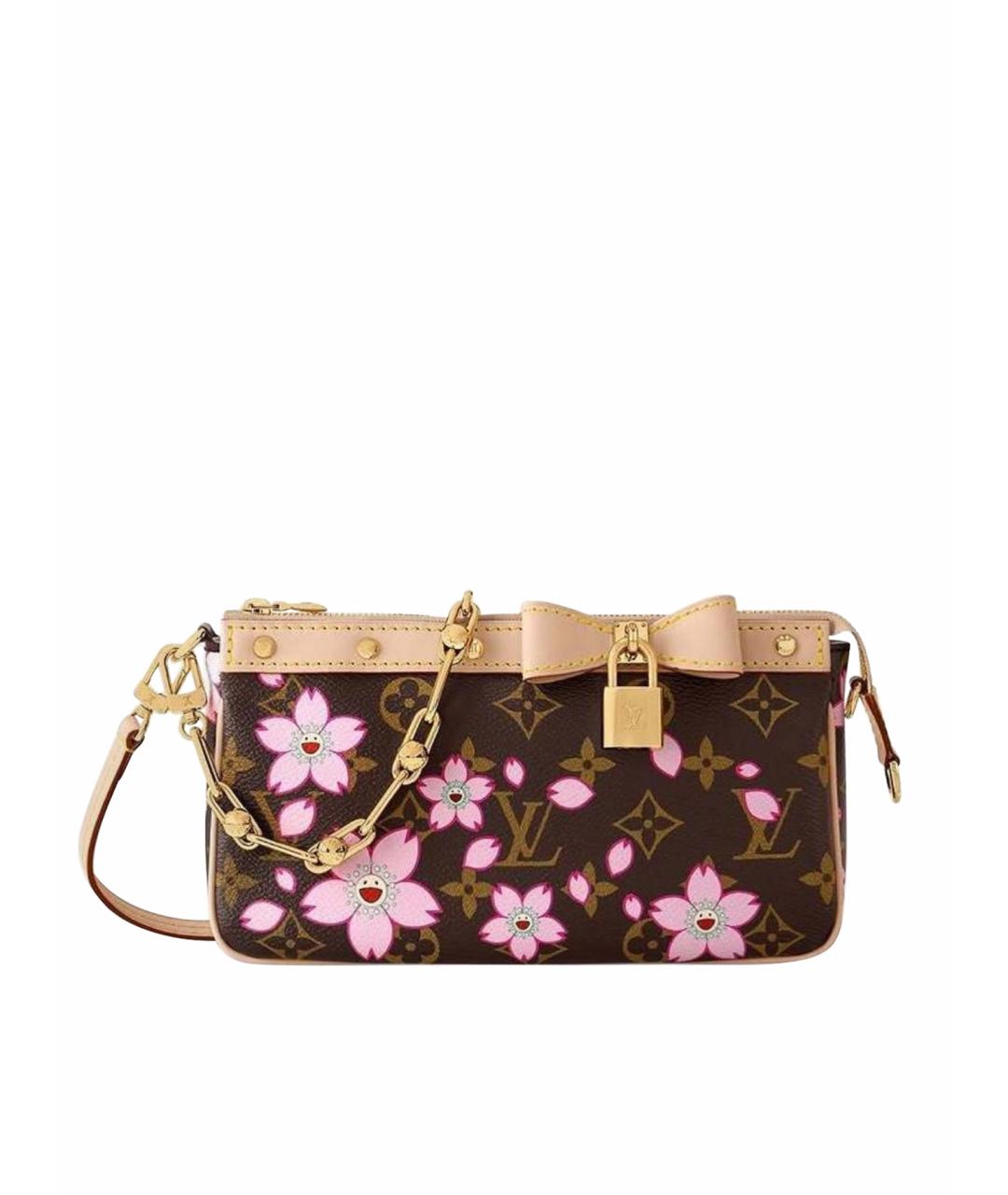 LOUIS VUITTON Коричневая сумка через плечо, фото 1