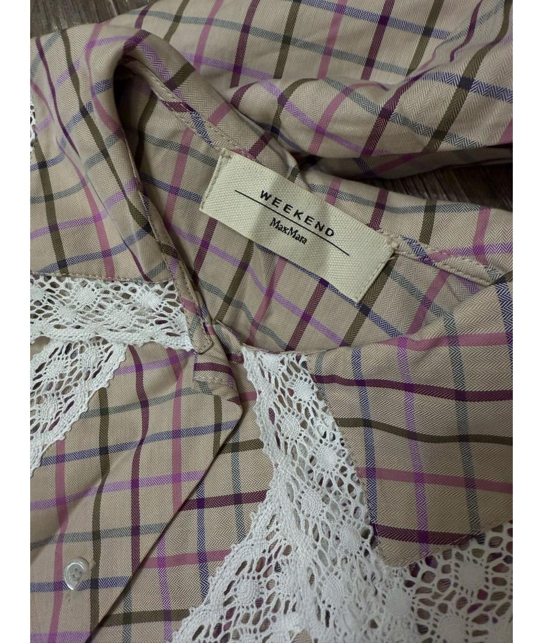 WEEKEND MAX MARA Мульти хлопковая рубашка, фото 3