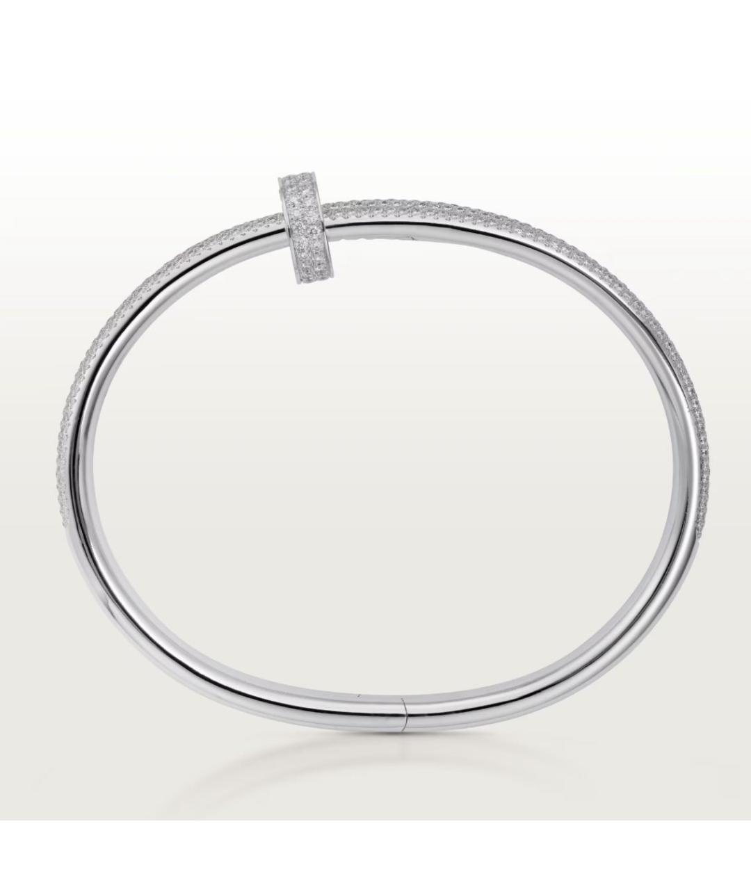 CARTIER Белый браслет из белого золота, фото 3