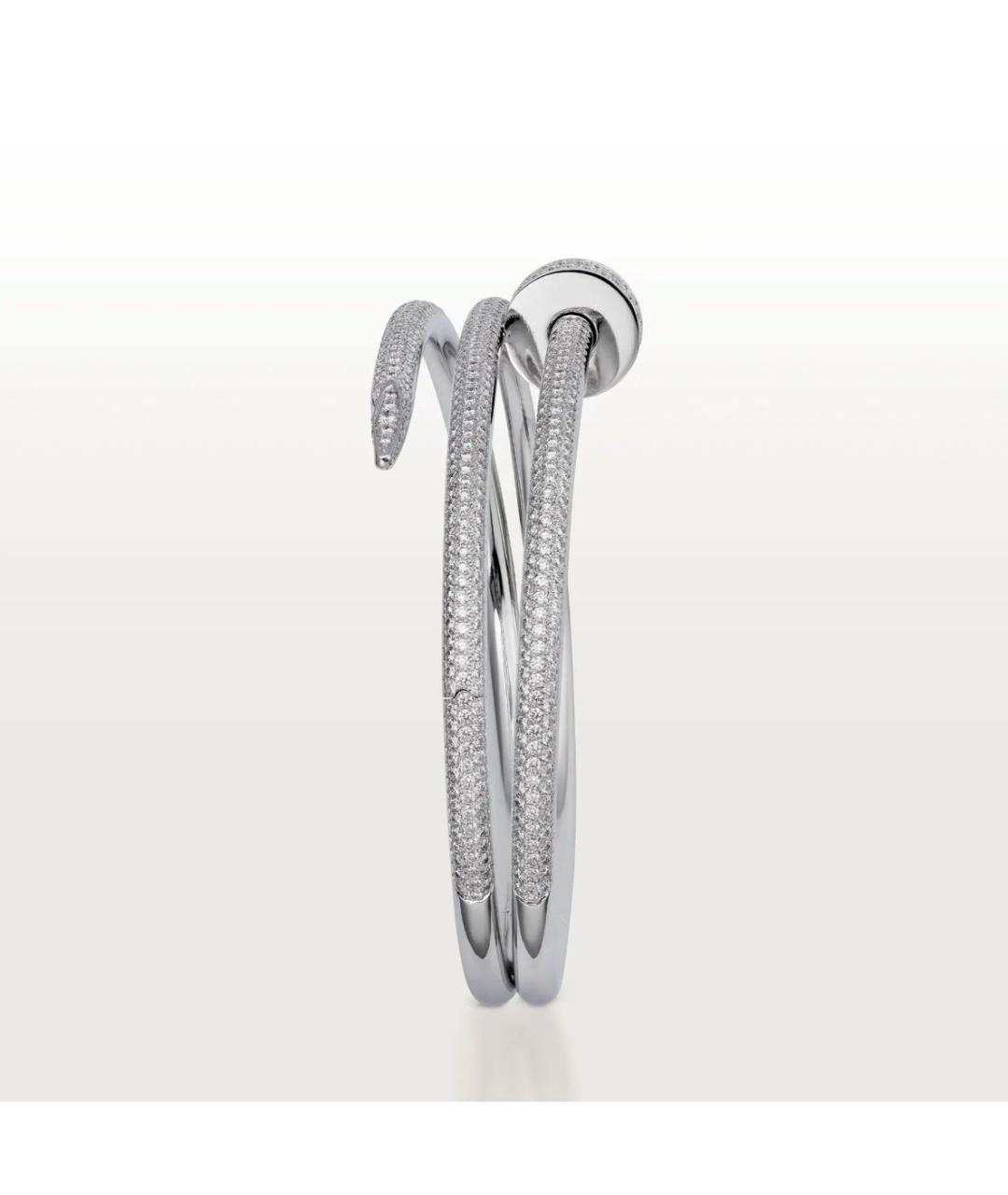 CARTIER Белый браслет из белого золота, фото 5