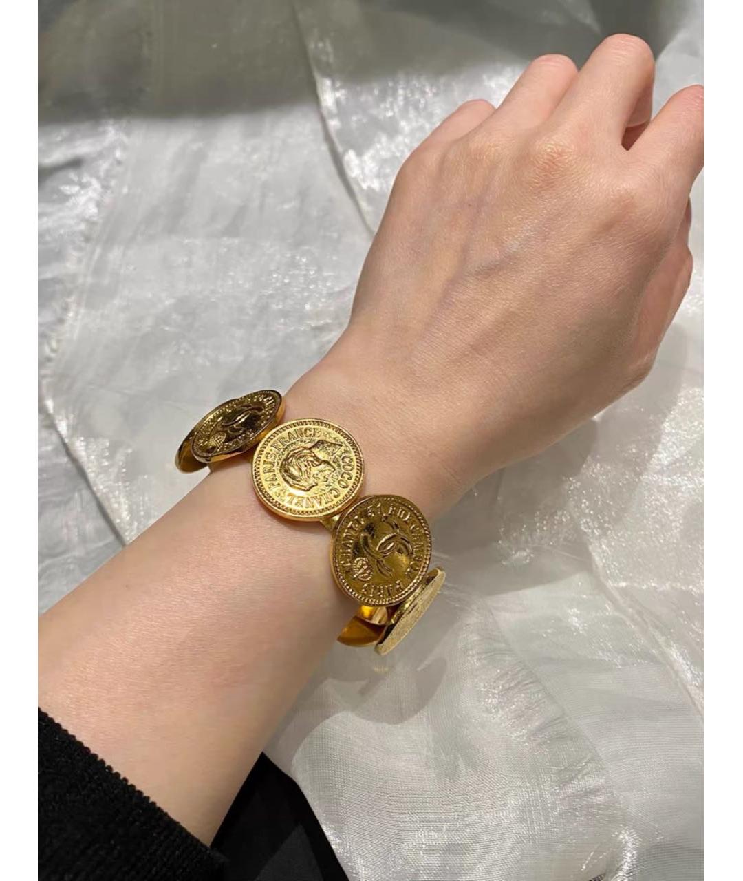 CHANEL Золотой браслет, фото 4