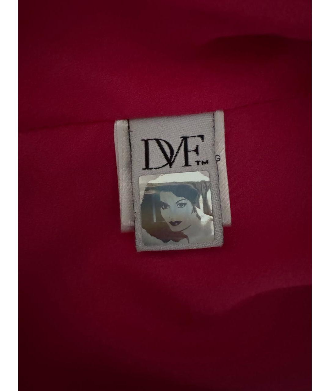 DIANE VON FURSTENBERG Мульти шелковая юбка миди, фото 4