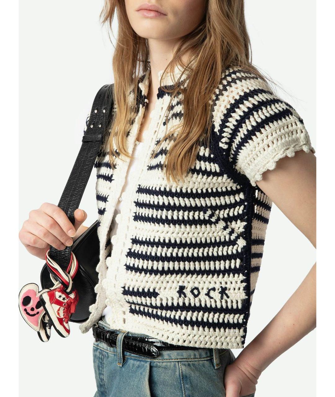 ZADIG & VOLTAIRE Бежевый хлопковый кардиган, фото 3