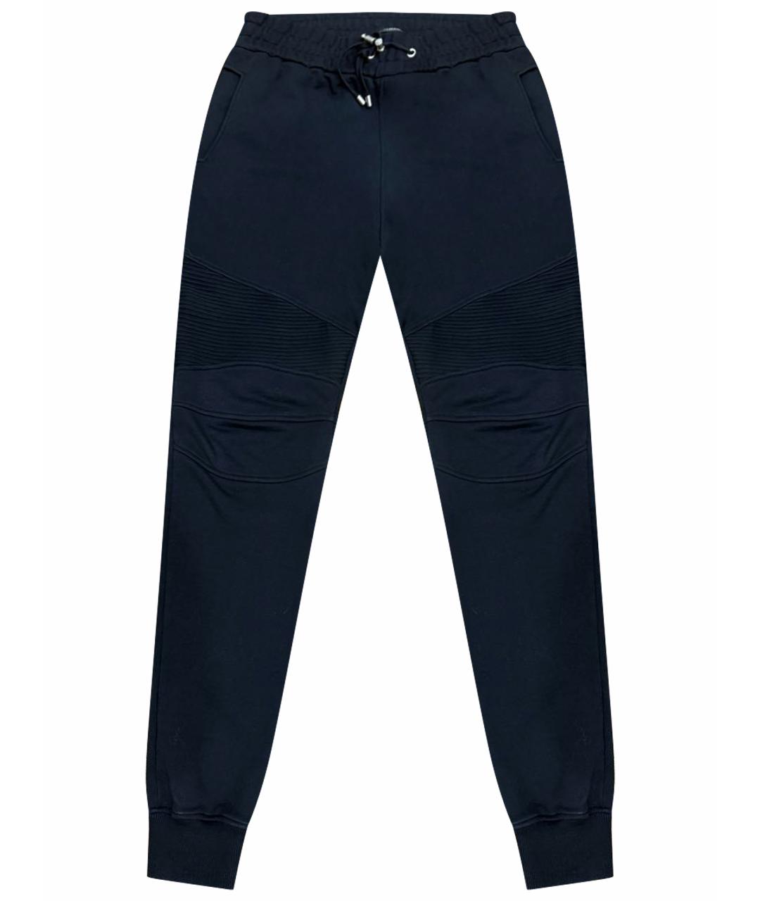 BALMAIN Черный хлопковый спортивный костюм, фото 1