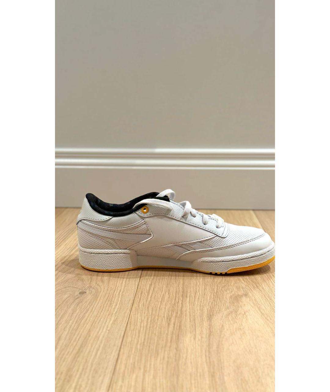 REEBOK Серые кожаные кеды, фото 4