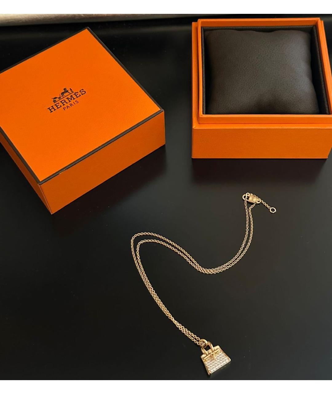 HERMES Подвеска из розового золота, фото 4
