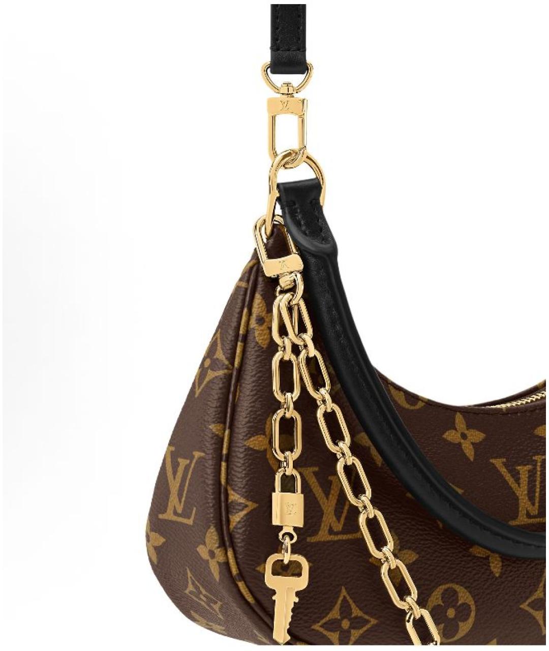 LOUIS VUITTON Кожаная сумка с короткими ручками, фото 5