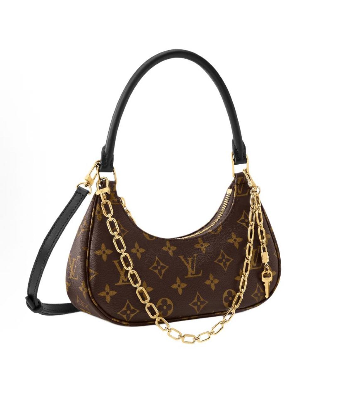 LOUIS VUITTON Кожаная сумка с короткими ручками, фото 2