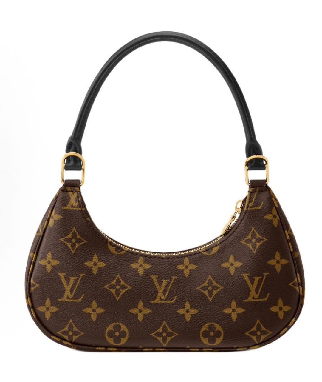 LOUIS VUITTON Кожаная сумка с короткими ручками, фото 3