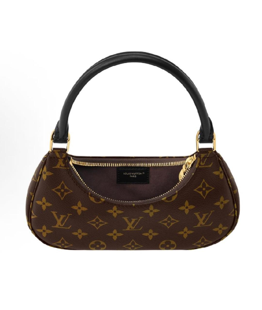 LOUIS VUITTON Кожаная сумка с короткими ручками, фото 4