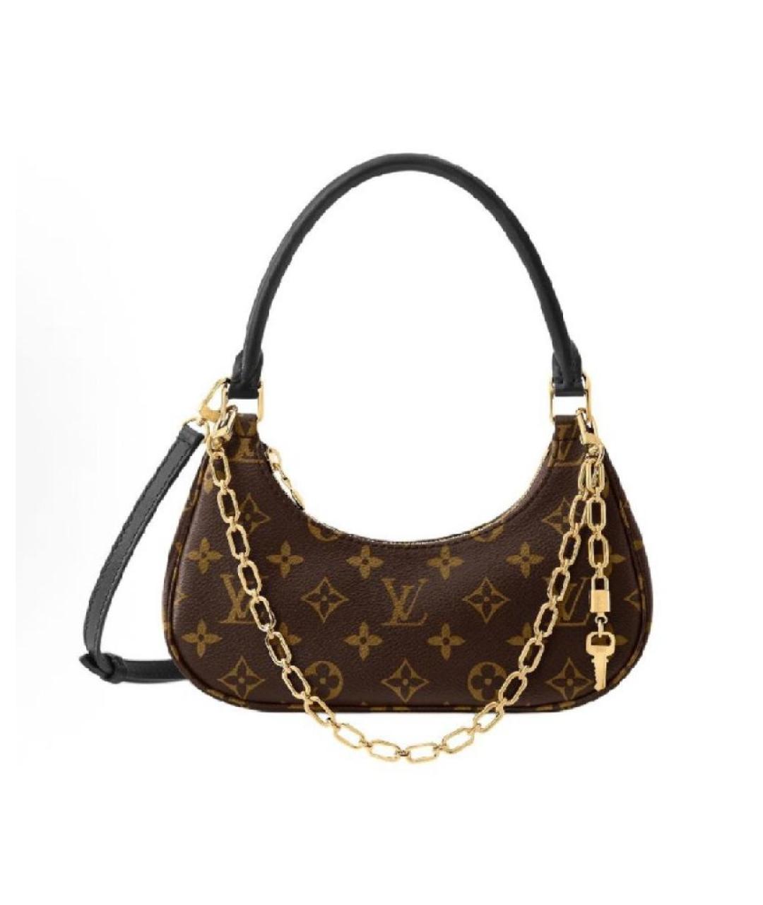 LOUIS VUITTON Кожаная сумка с короткими ручками, фото 8