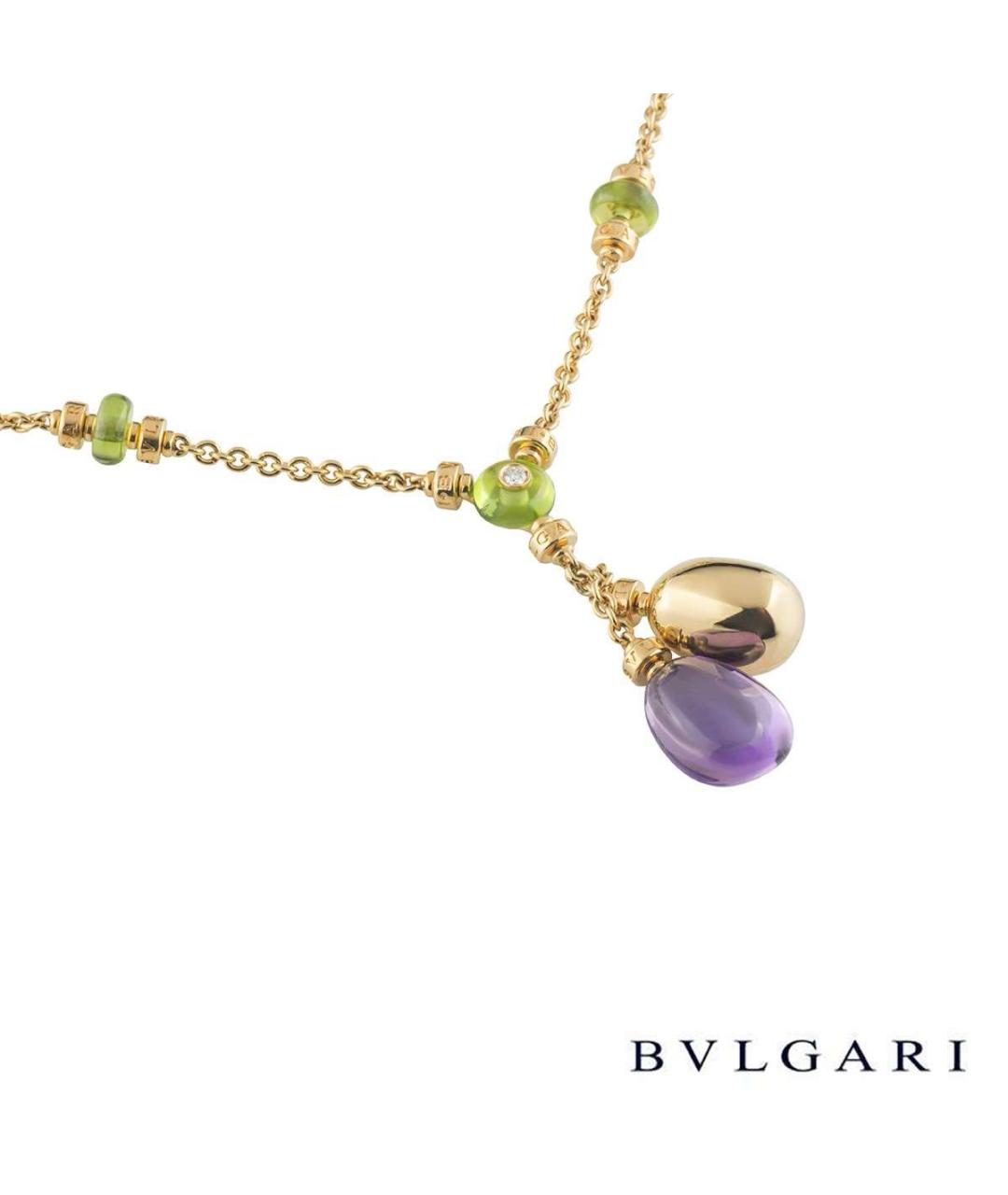 BVLGARI Золотое колье из желтого золота, фото 3