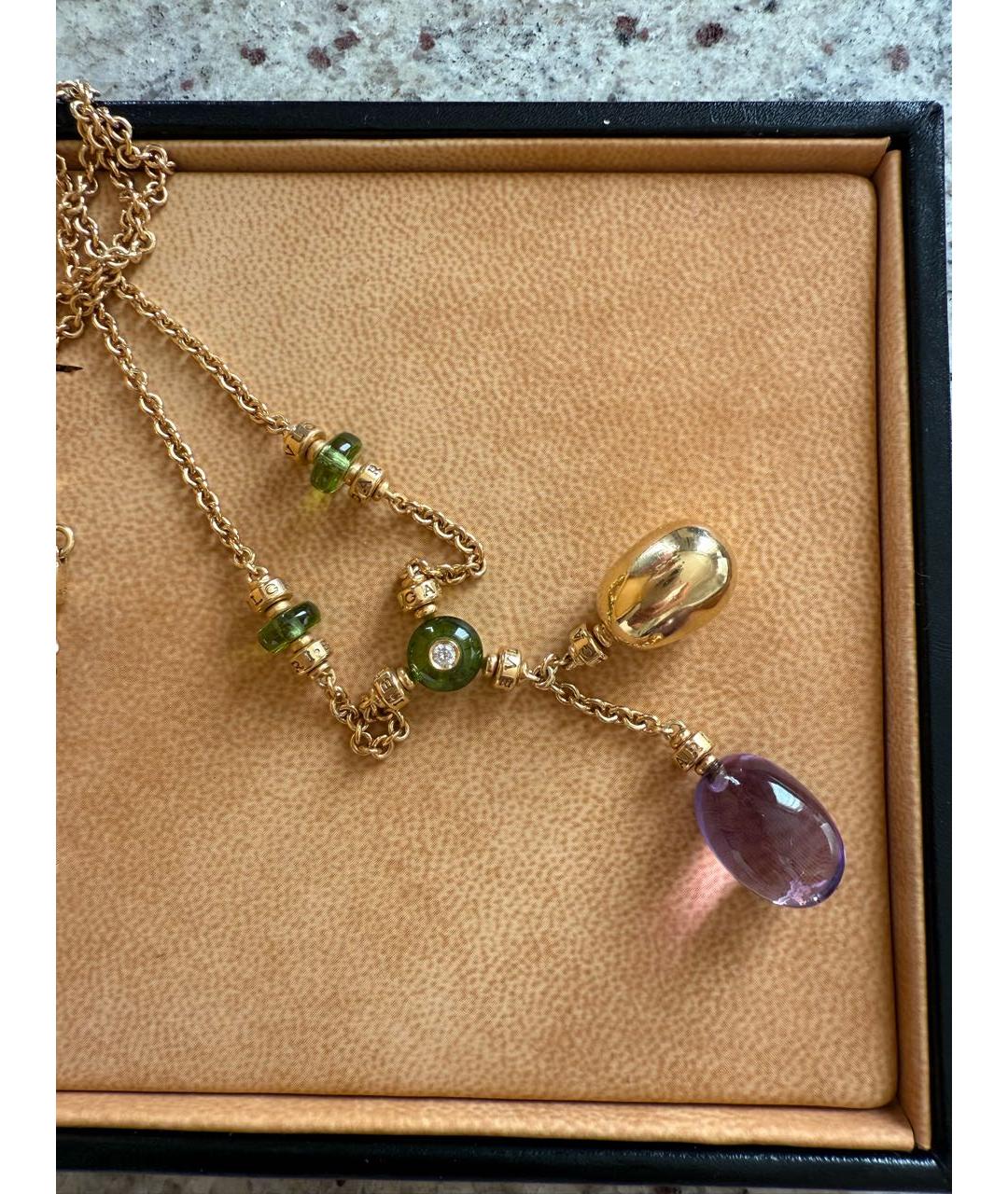 BVLGARI Золотое колье из желтого золота, фото 5
