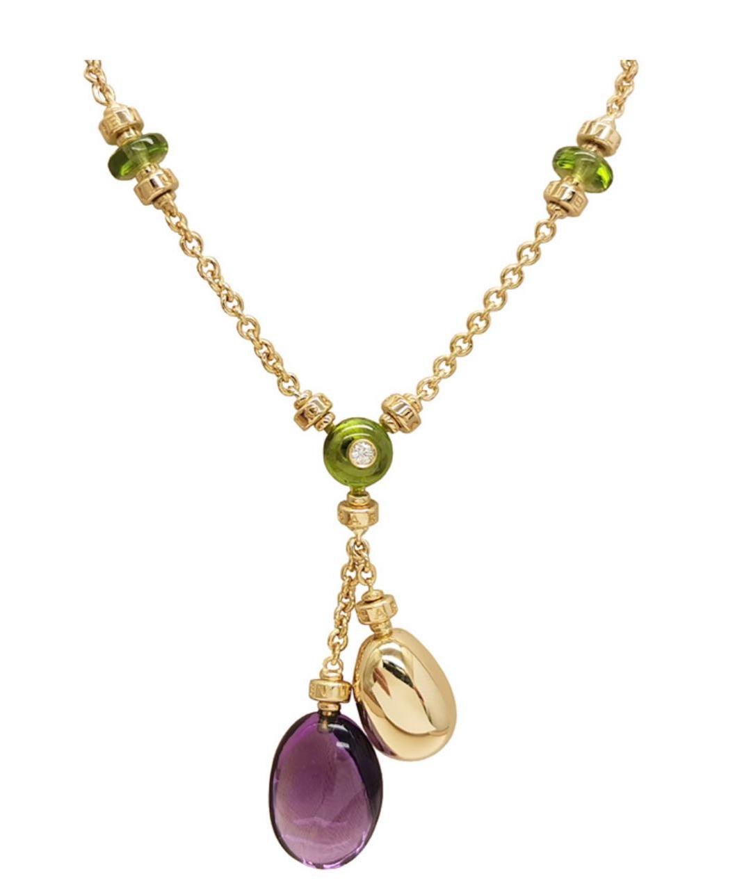 BVLGARI Золотое колье из желтого золота, фото 1