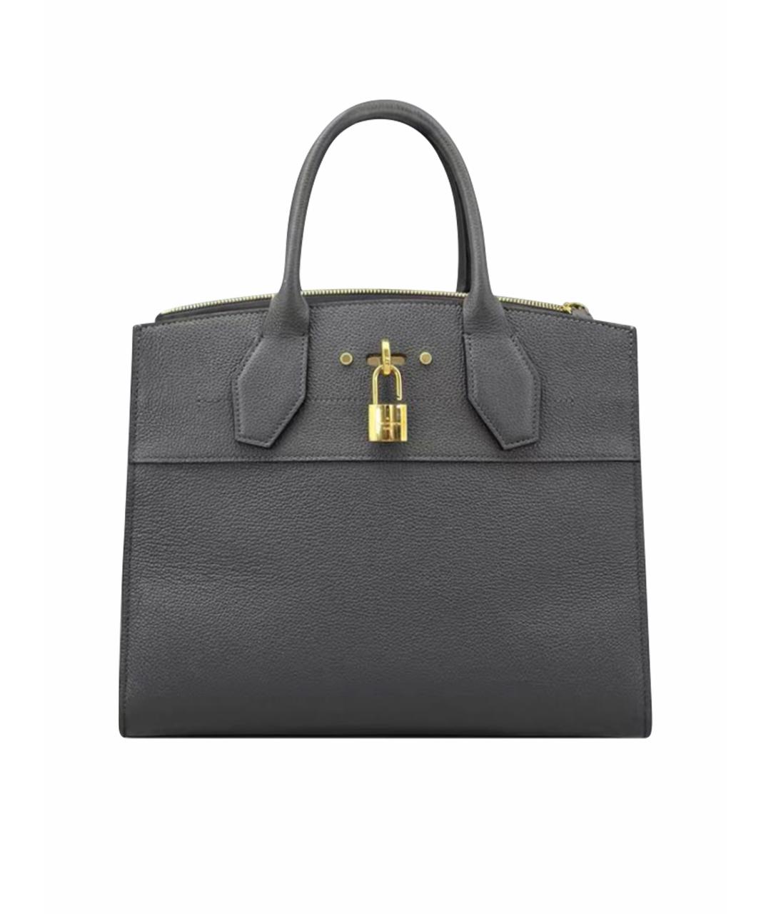 LOUIS VUITTON Серая кожаная сумка через плечо, фото 1