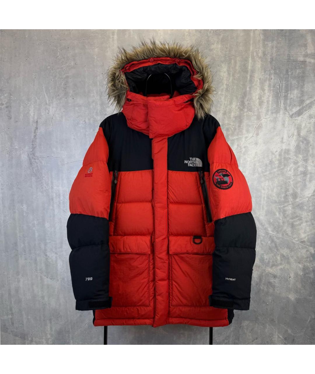 THE NORTH FACE Оранжевый пуховик, фото 9