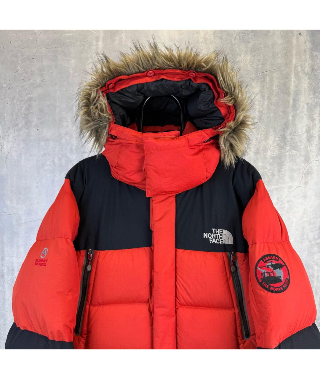 THE NORTH FACE Оранжевый пуховик, фото 2