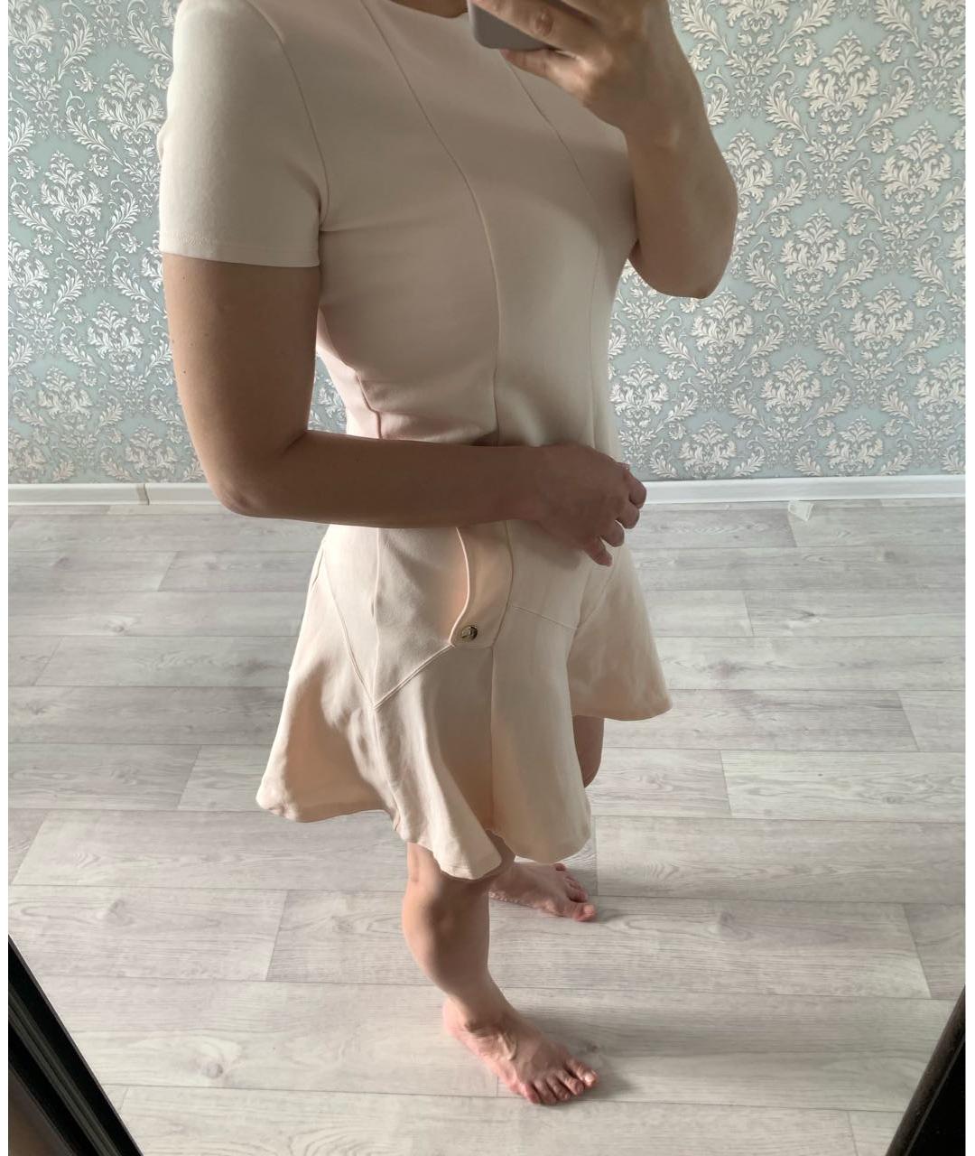 CHLOE Розовое хлопковое повседневное платье, фото 4