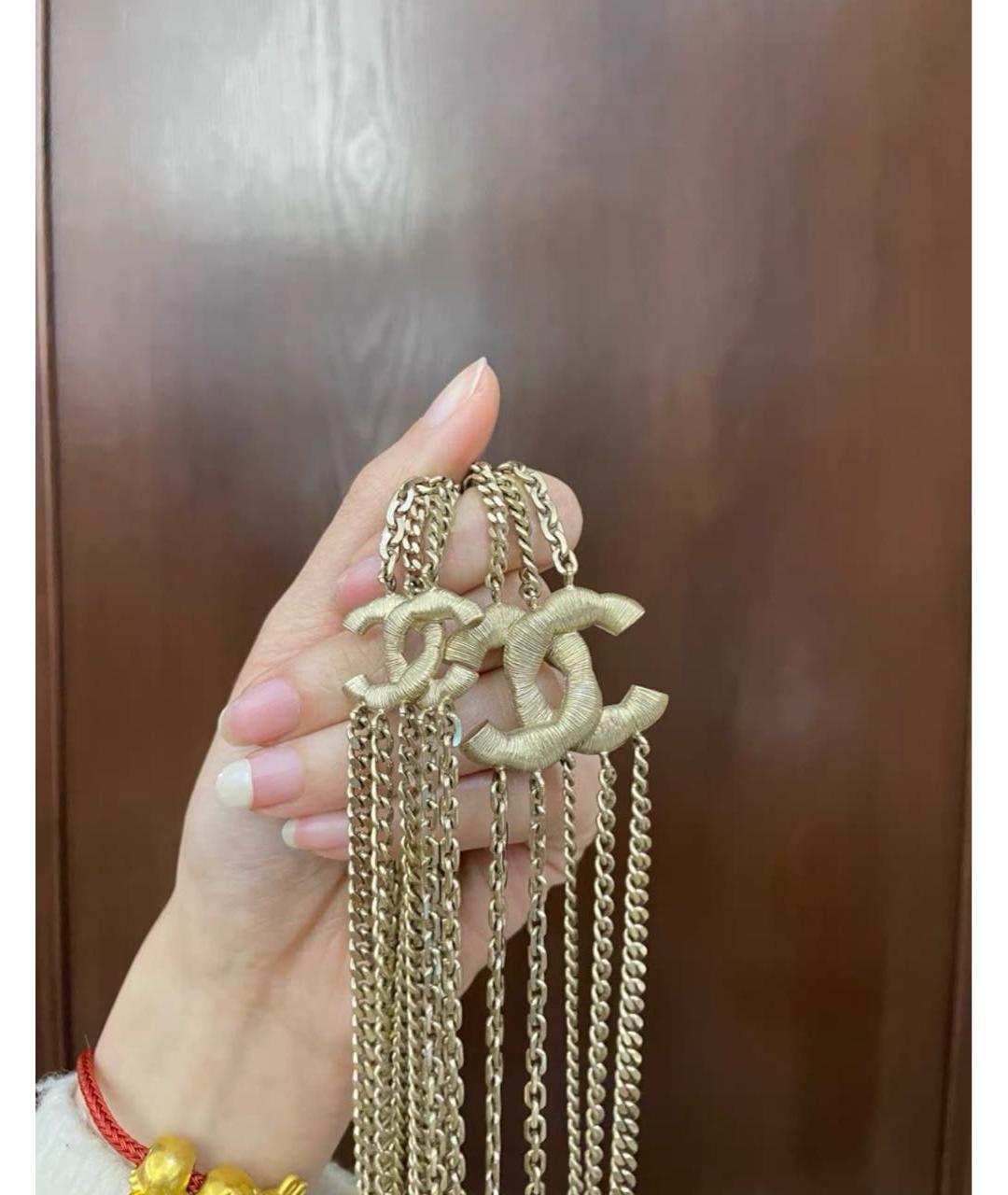 CHANEL Золотое колье, фото 6