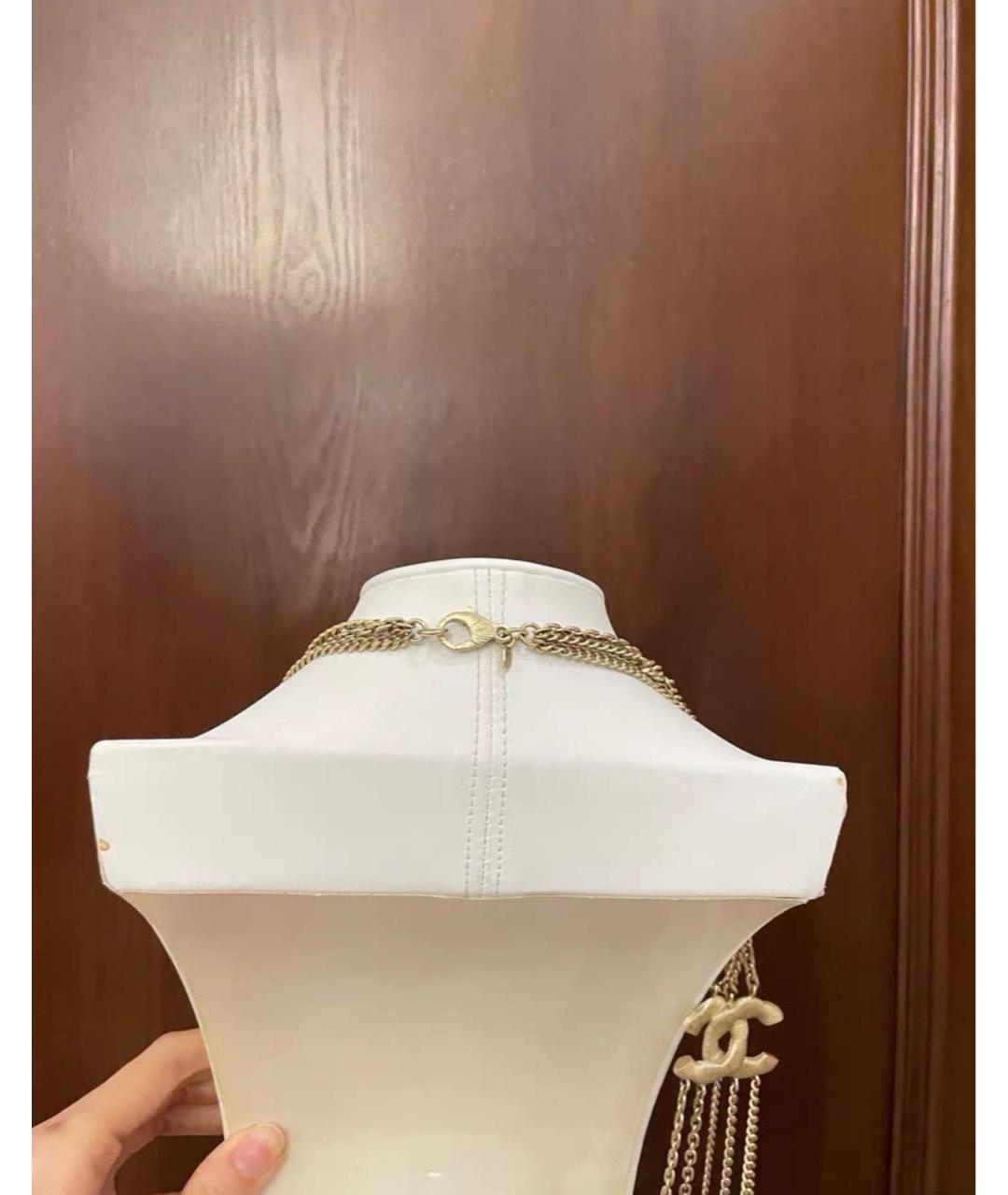 CHANEL Золотое колье, фото 3