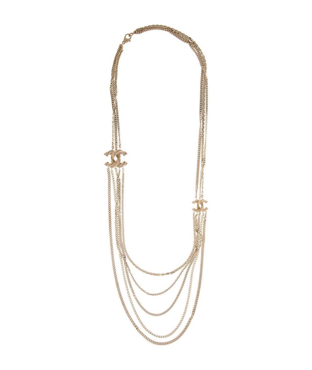 CHANEL Золотое колье, фото 1