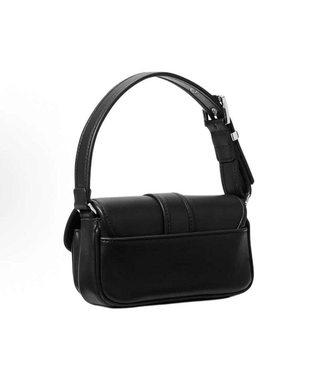 MICHAEL KORS Черная кожаная сумка с короткими ручками, фото 2