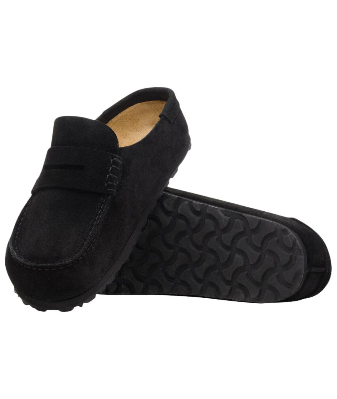 BIRKENSTOCK Черные замшевые мюли, фото 6