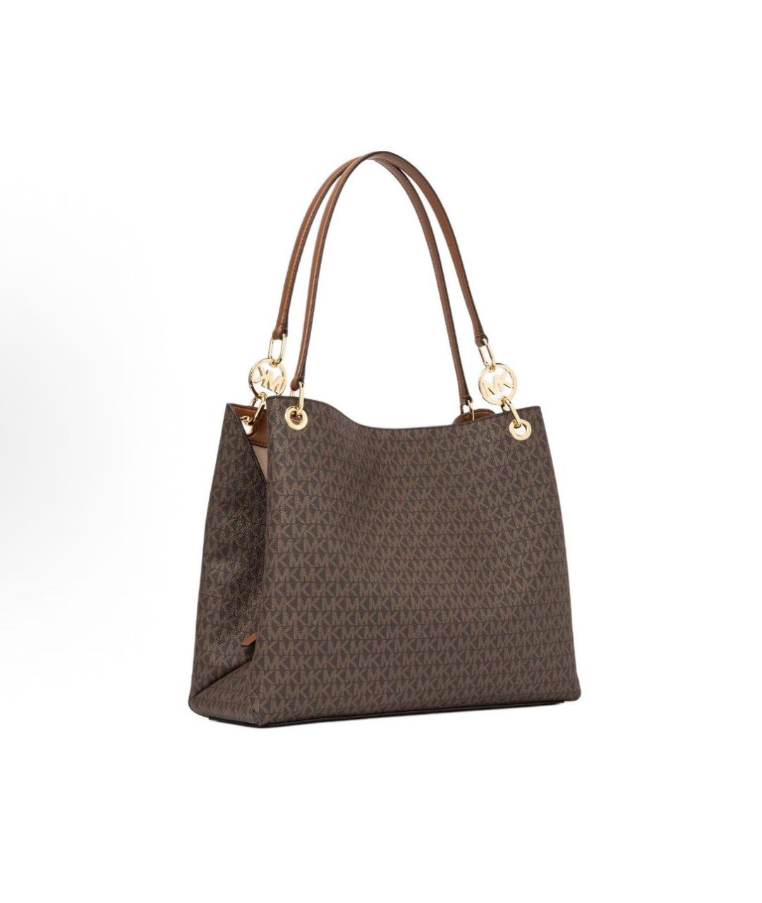 MICHAEL KORS Коричневая сумка с короткими ручками из искусственной кожи, фото 2