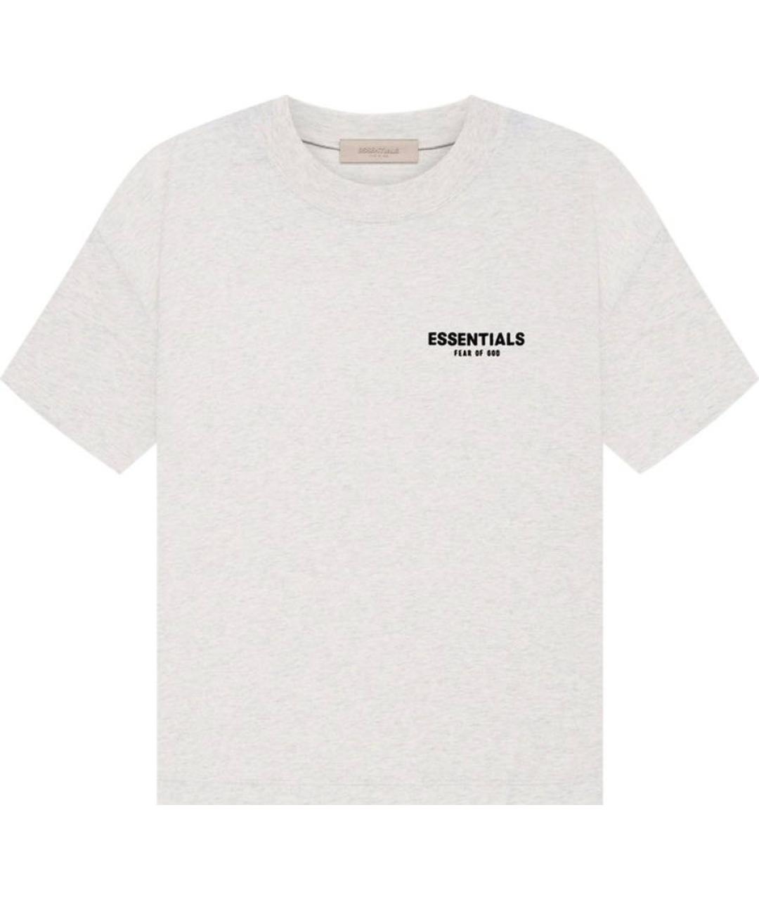 FEAR OF GOD ESSENTIALS Бежевая хлопковая футболка, фото 1