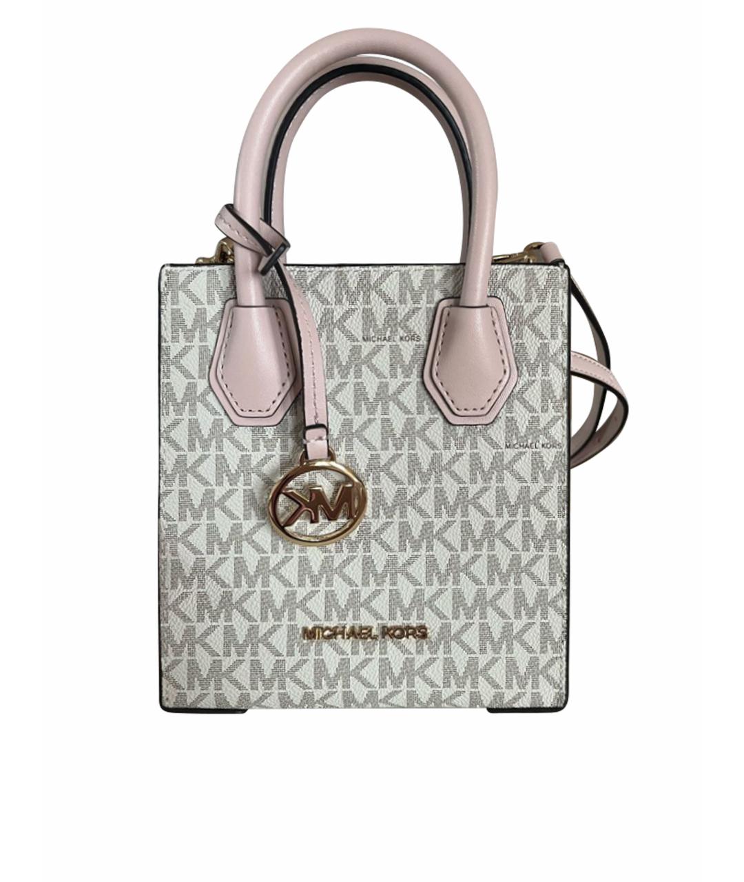 MICHAEL KORS Розовая кожаная сумка через плечо, фото 1