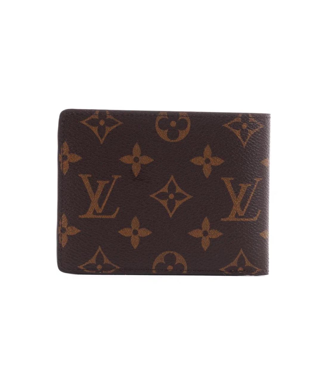 LOUIS VUITTON Коричневый кошелек, фото 3