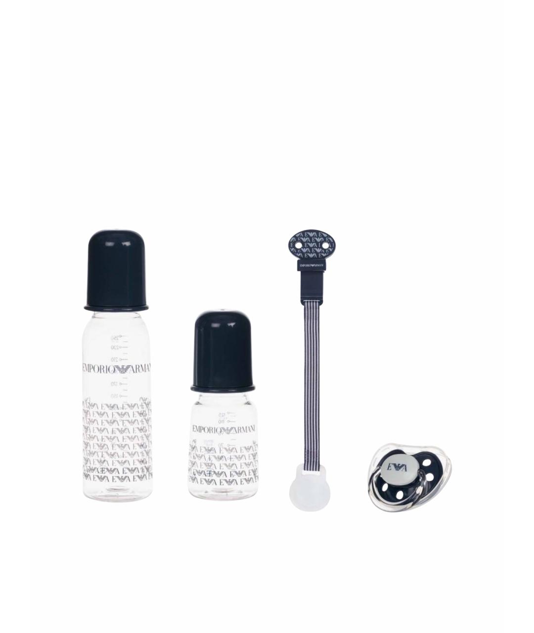 EMPORIO ARMANI Темно-синяя пластиковая бутылочки и пустышки, фото 1